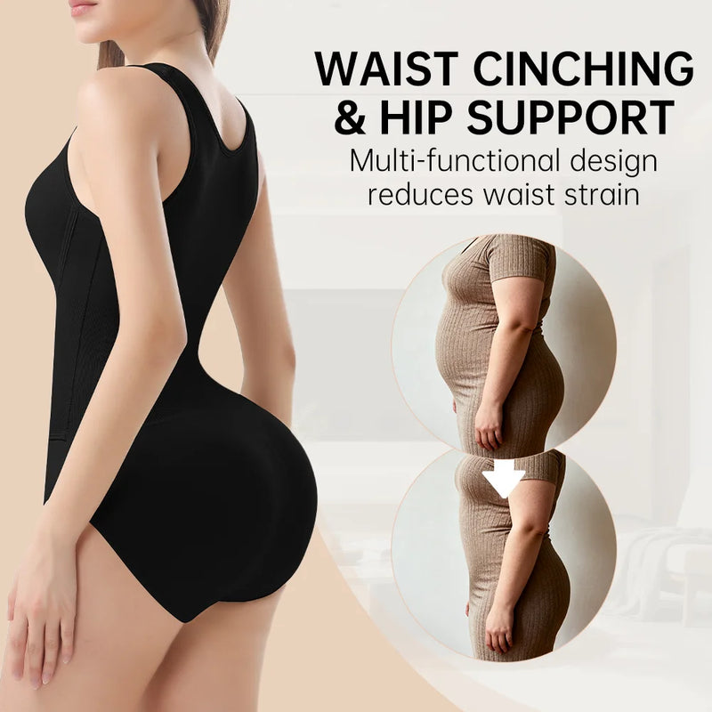 Colombian Faja Bodysuit — Tummy Control Full Body Shaper